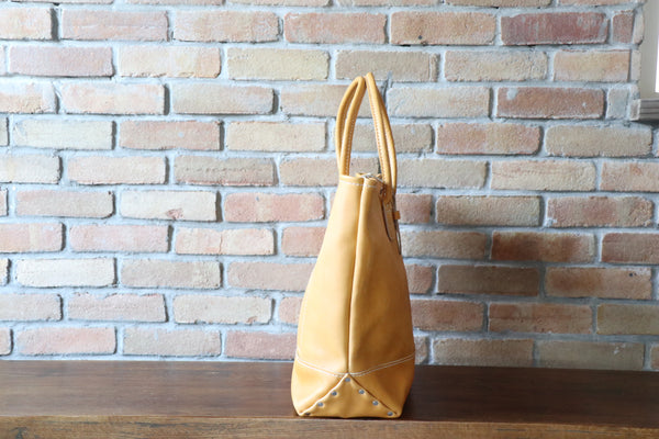 Leather Tote: Yellow Gold – Heritage Leather Company