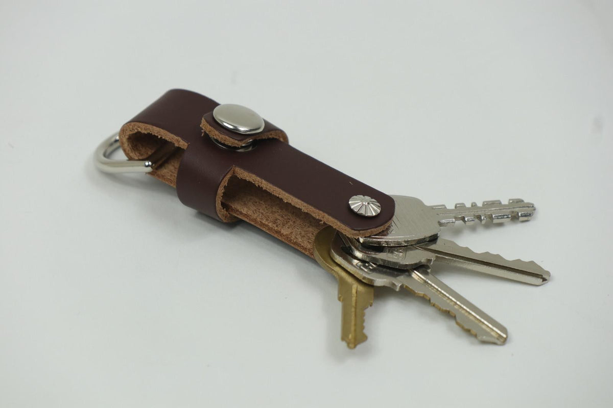 Italian Leather Key Organizer Key Holder Key Chain Keyring 