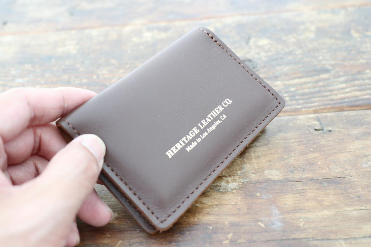 Leather Card Case: Brown