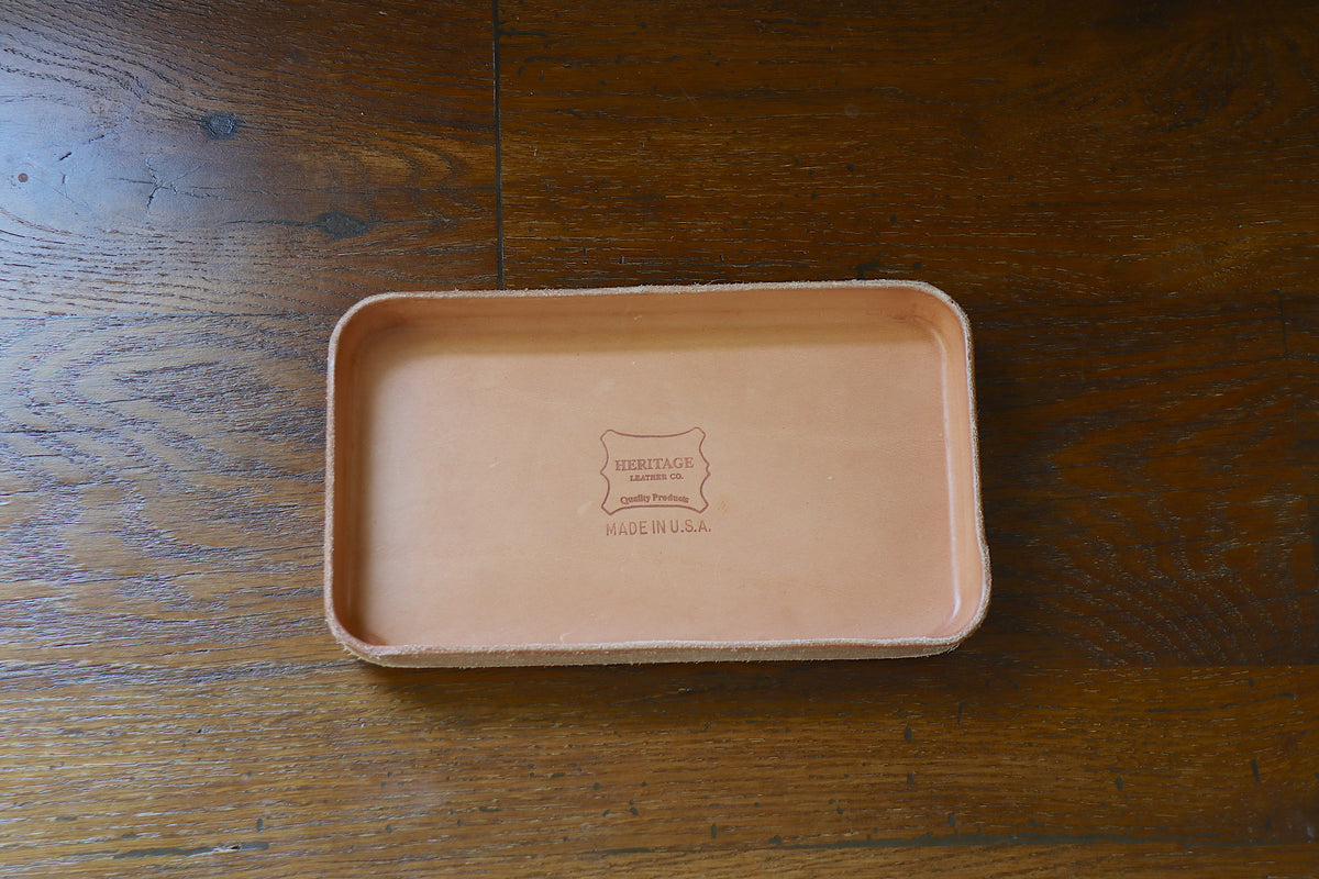 Leather Valet Tray (M):